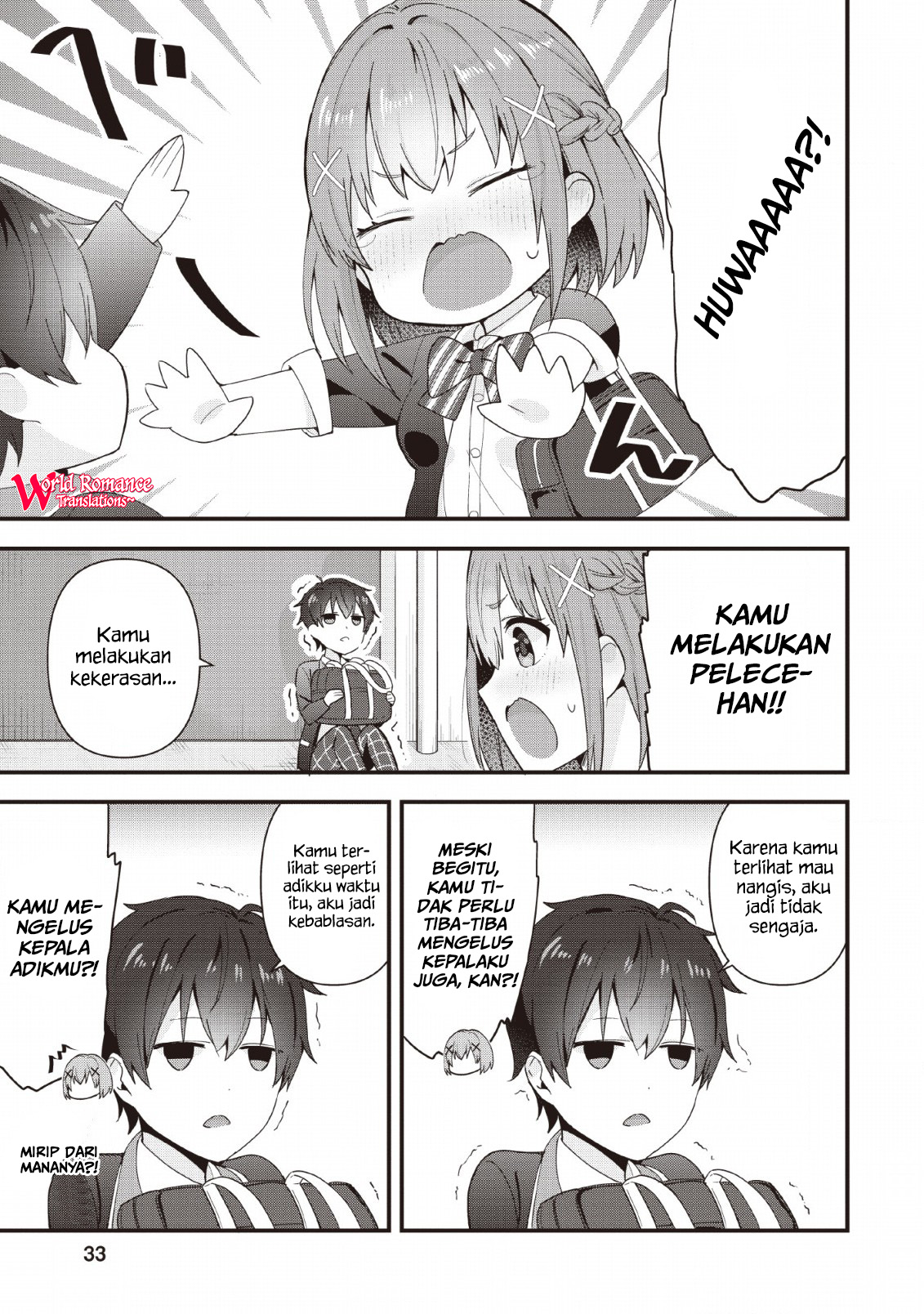 The Cute Girl Sitting Next to Me Is Trying to Make Me Fall in Love With Her as a Way to Ridicule Me, but the Tables Were Turned on Her Before She Knew It Chapter 01 Gambar 33
